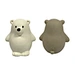 animal shaped natural latex baby bath toy